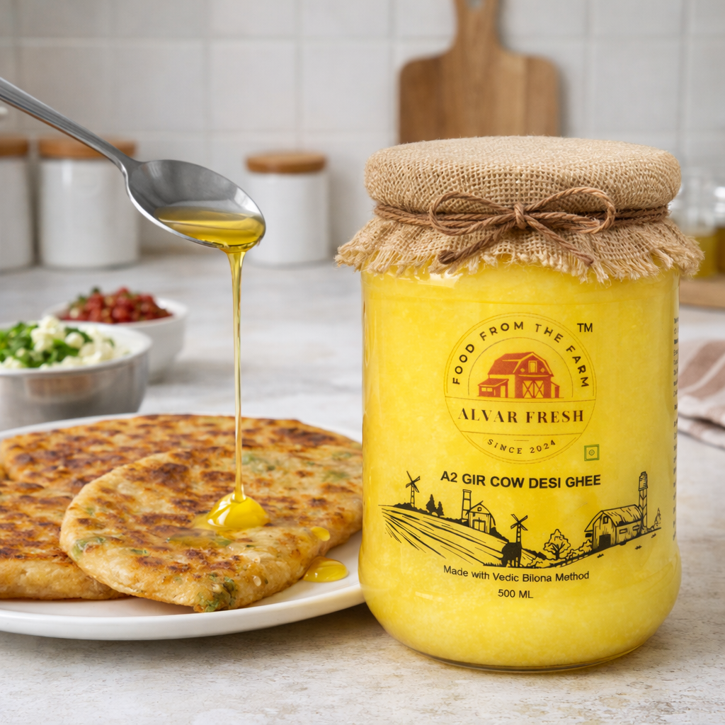 Alvar Fresh Bilona Desi Ghee – 500 ML - Image 3