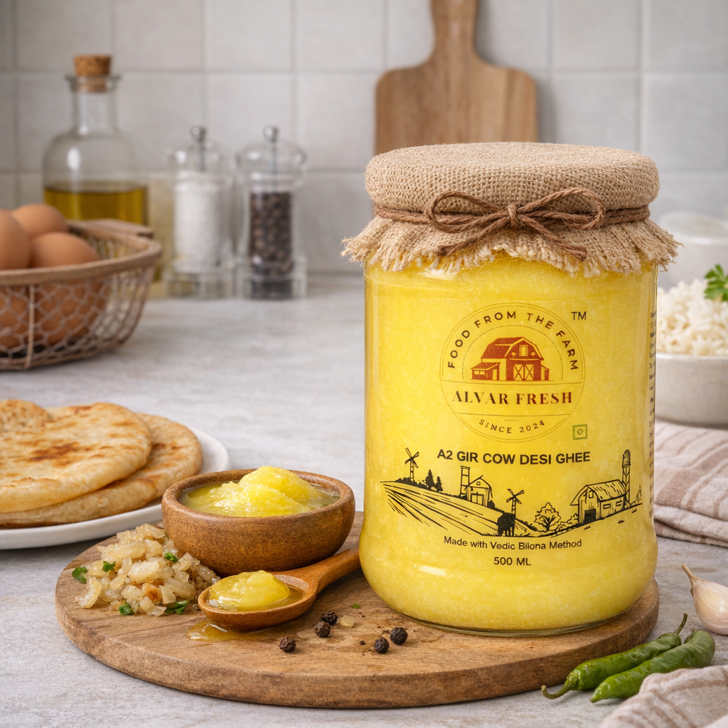 Alvar Fresh Bilona Desi Ghee – 500 ML - Image 4