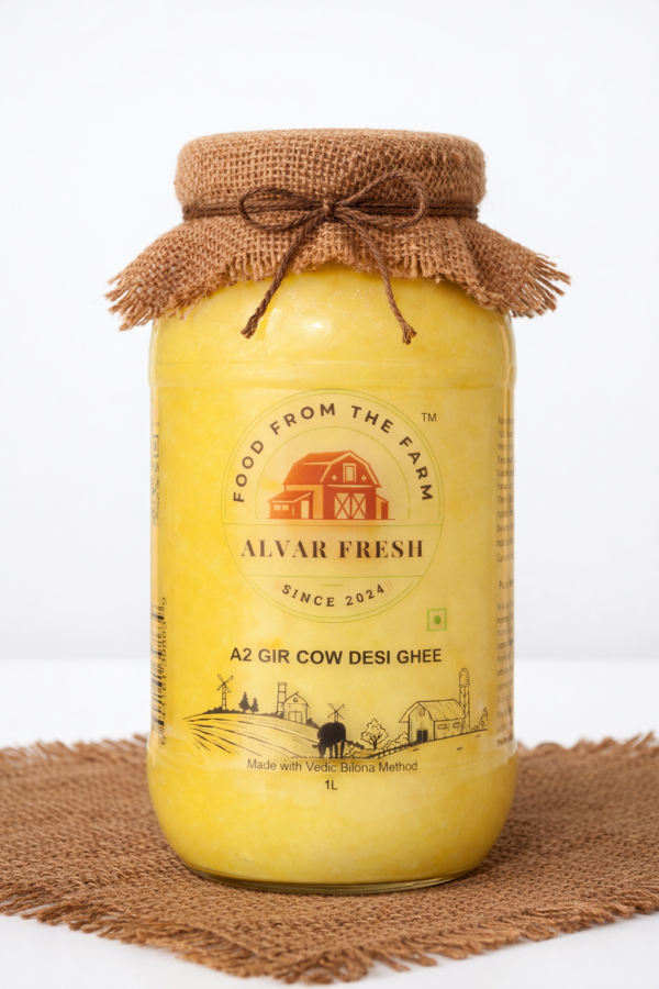 Alvar A2 gir cow deși ghee