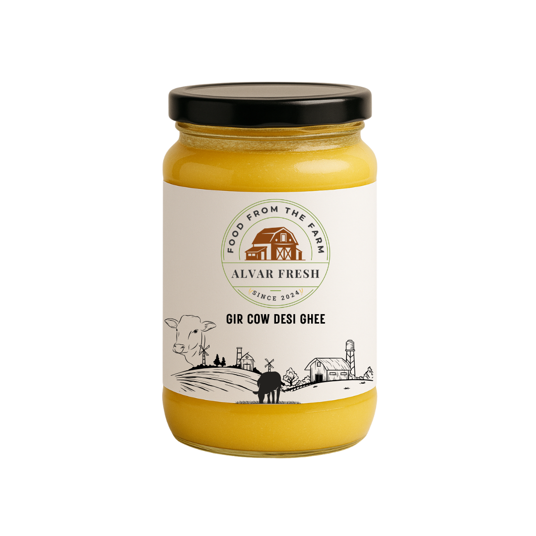 Alvar Fresh Bilona Desi Ghee – 1L | Farm Fresh, Traditional Method, Pure & Aromatic