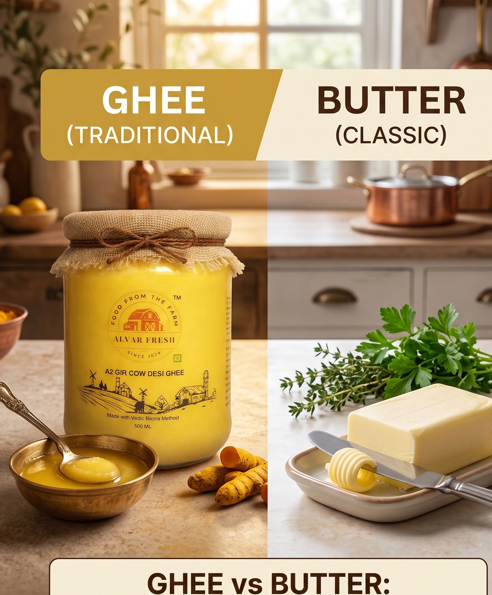 ghee vs butter